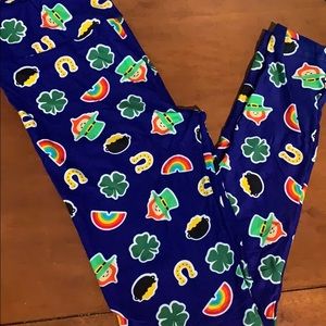 OS LuLaRoe St Patrick’s Day leggings. 2019